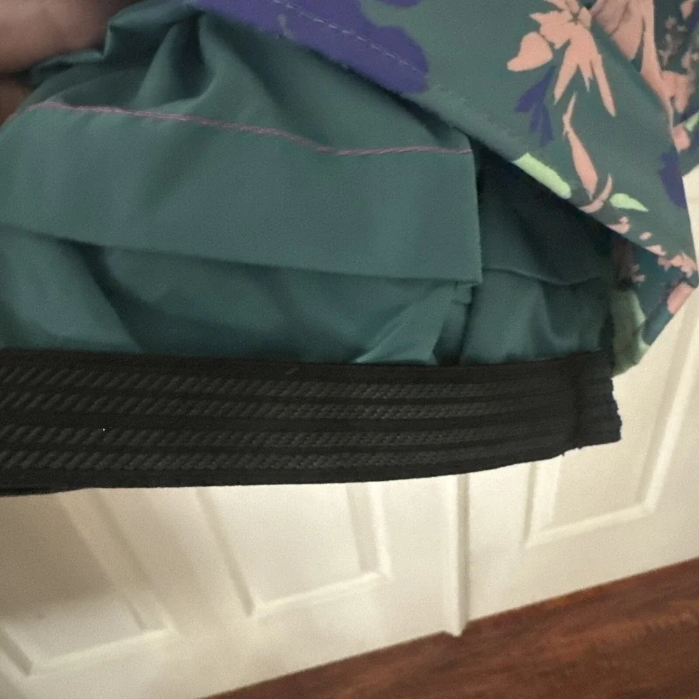 Obermeyer Girls L 14-16 Floral Ski Snow Pants Insulated Green Snowboard